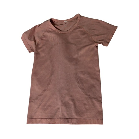 lululemon athletica Tops - Lululemon Swiftly Tech Short Sleeve 2.0 Pink Running Shirt Womens Size 2